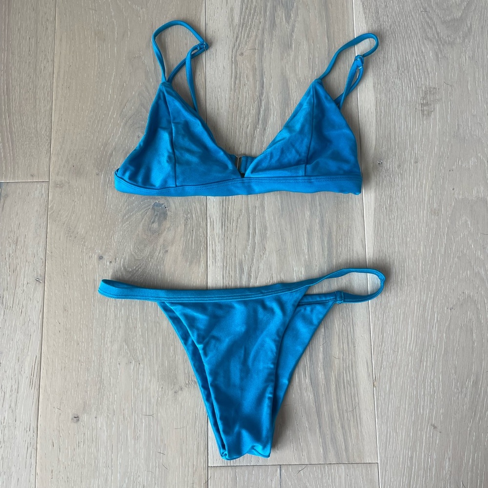 Barecheek Bikinis | Aqua Blue